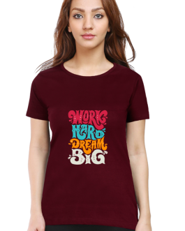 Motivational Half Neck T-Shirt