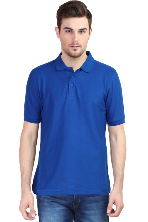 Men’s Plain Polo Half-Sleeve T-Shirt - Image 7