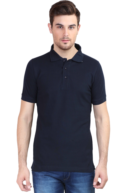 Men’s Plain Polo Half-Sleeve T-Shirt - Image 9