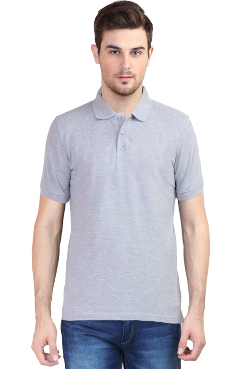 Men’s Plain Polo Half-Sleeve T-Shirt - Image 8