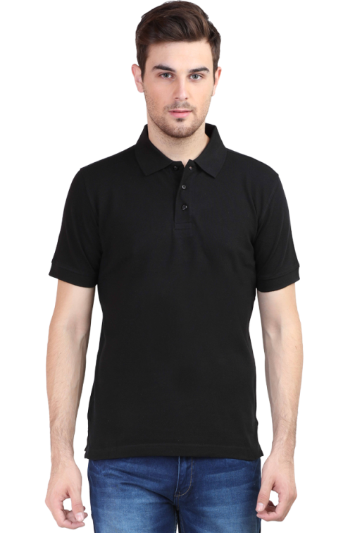 Men’s Plain Polo Half-Sleeve T-Shirt - Image 10