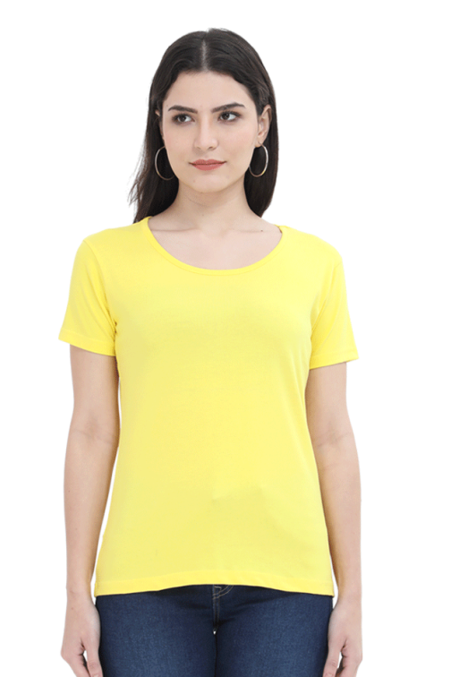 Round Neck Half Sleeve Classic Plain