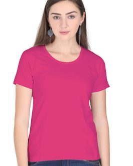 Round Neck Half Sleeve Classic Plain